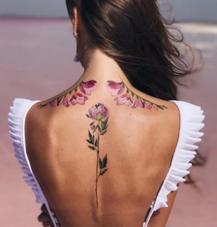 Spine Tattoo Art