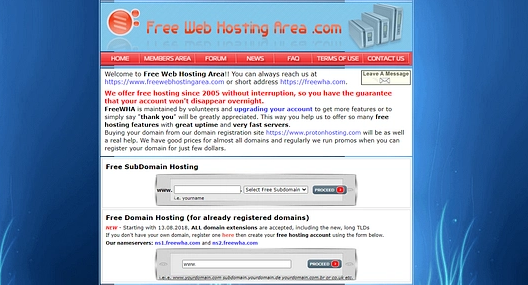Free Web Hosting to Use