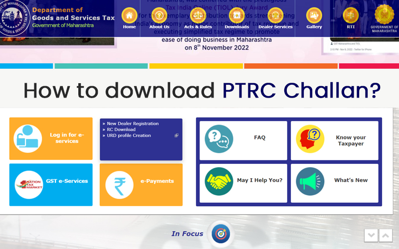 How To Download PTRC Challan Online (Payment)