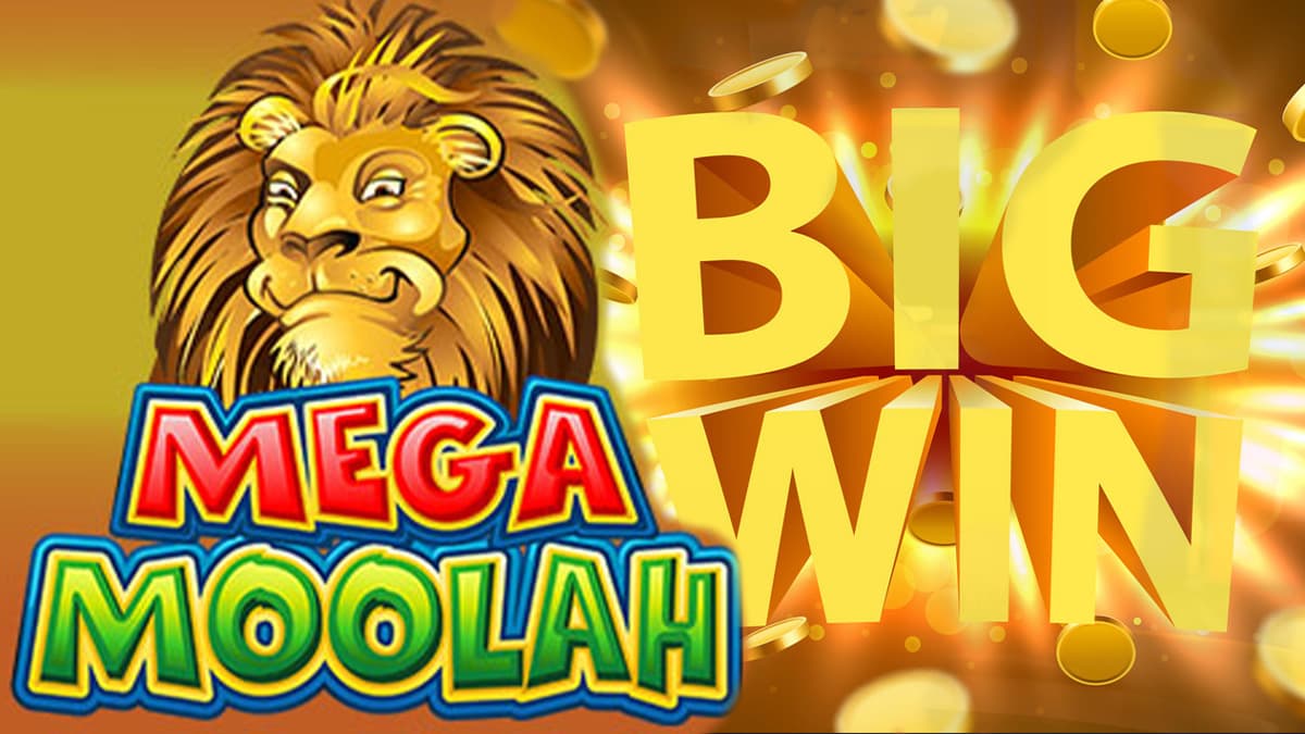 How is the Jackpot Slot Feature of Mega Moolah Triggered?
